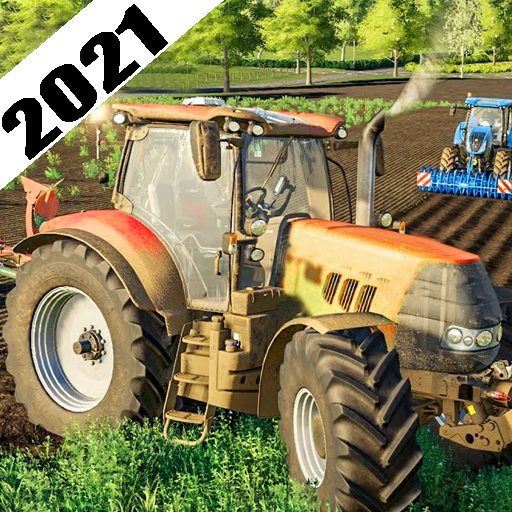Offroad Tractor Trolley Mega Farming Games 2021 icon