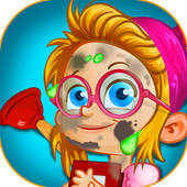 Little Girl Cleanup - Messy School Cleaning Fun icon