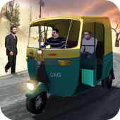 Off-Road Tuk Tuk Rickshaw Sim icon