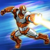 Flying Iron Superhero Robot Fight Adventure icon
