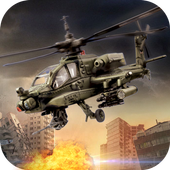Gunship Helicopter war icon
