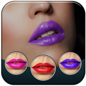 Lips Color Photo Editor أيقونة