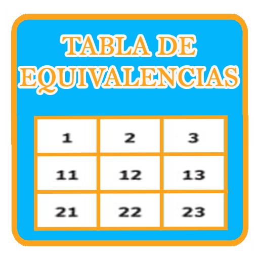 Tabla de Equivalencias أيقونة