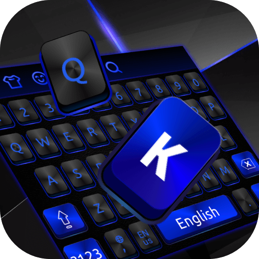 Black Blue Keyboard Theme icon
