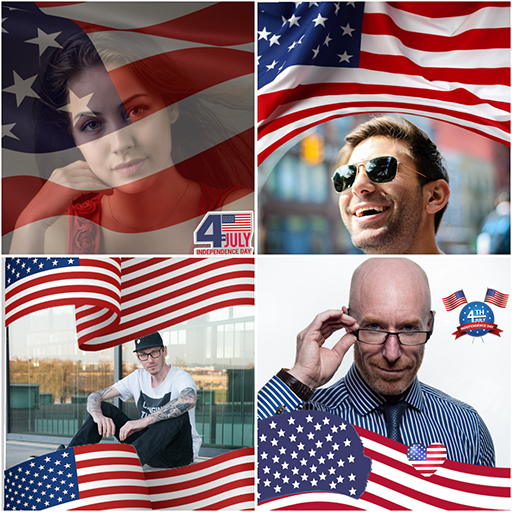 USA Flag Photo Editor 😍 icon