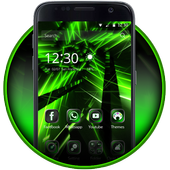 Neon Green Theme Tech Launcher icon