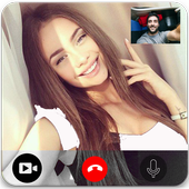 Fake video ligar - video chat namorada Prank icon