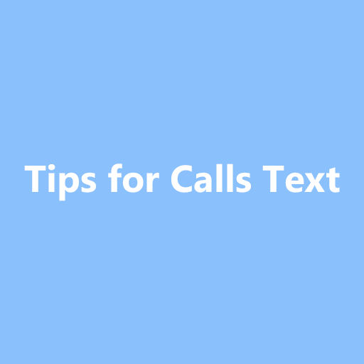 Tips for Calls Text icon