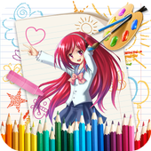 🎨 Anime Coloring Manga Pages icon