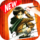 How to draw attack on titan serie icon