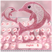 Crystal Couple Dolphin Keyboard icon