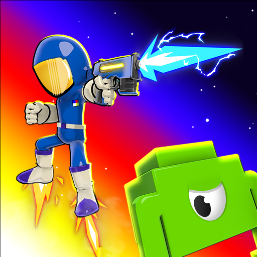 Hop Shot: Alien Attack Game - 2D Space Shooter icon