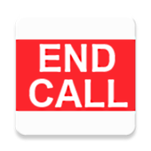 Hang up END CALL icon