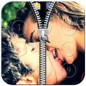 Romance Photo Zipper Lock icon