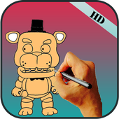 How to Draw FNAF icon