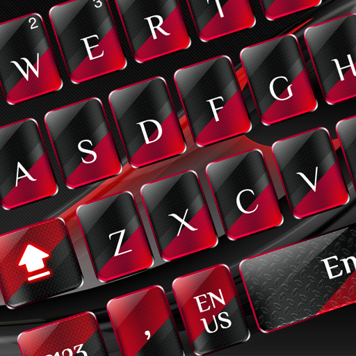 Red Black Keyboard icon