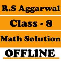 RS Aggarwal Class 8 Math Solution Offline on 9Apps