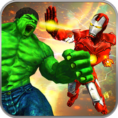 Incredible Monster Vs Iron Robot Crime City Hero icon