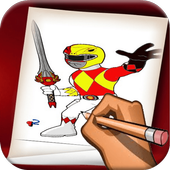 How To Draw New Power Rangers E3 icon