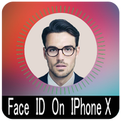 Lock Screen IPHONE X Face ID Android Prank icon