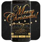 Golden Merry Christmas music keyboard on 9Apps