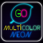 Multi Color Neon Keyboard icon