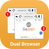 Dual Browser: Multiple Screen Private Browser icon
