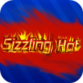 Sizzling hot icon
