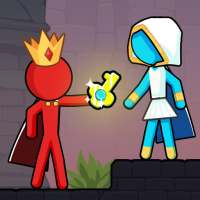 Stickman Red boy and Blue girl