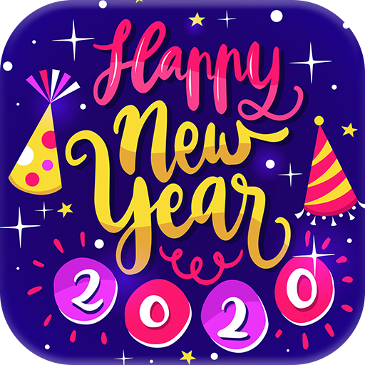Happy New Year Music Photo Video Maker 2020 icon