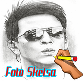 Foto Sketsa icon