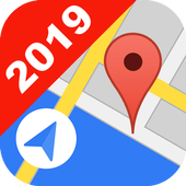 free GPS Location tracker, Map and Live Position icon