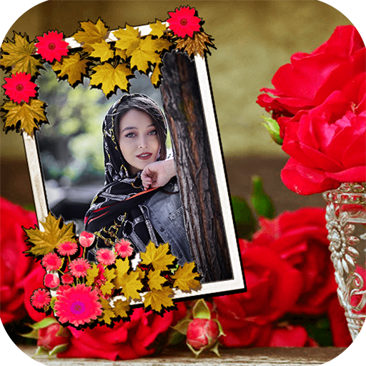 Flower Photo Frame 2021 Rose Application Updated icon
