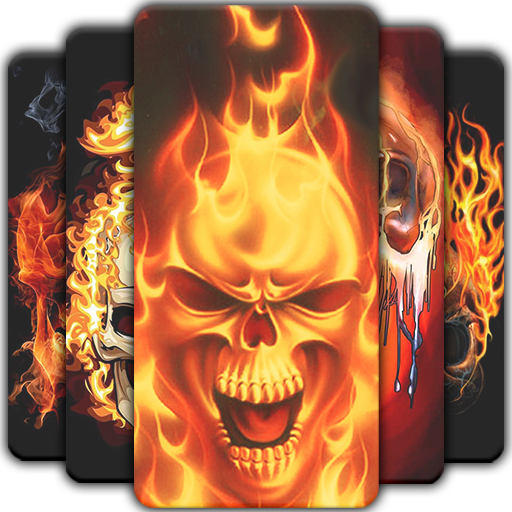 Fire Skull Wallpaper icon