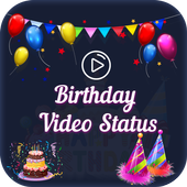 Birthday video status for whatsapp icon