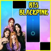 KPOP Piano Black Pink Tiles icon