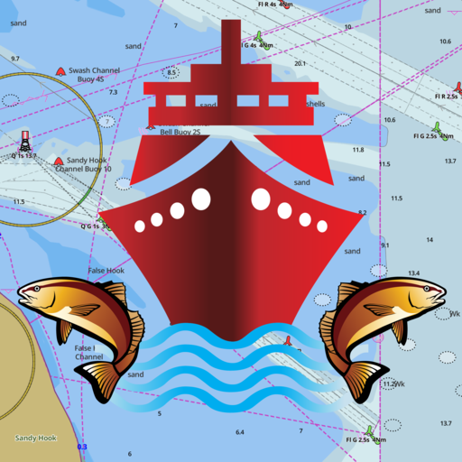 i-Boating:Marine Navigation Maps &amp; Nautical Charts icon