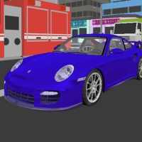 Cardboard City Sport Car Drive