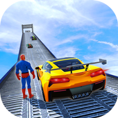 Superheroes City Gt Racing: Racing Car Stunts Game icon