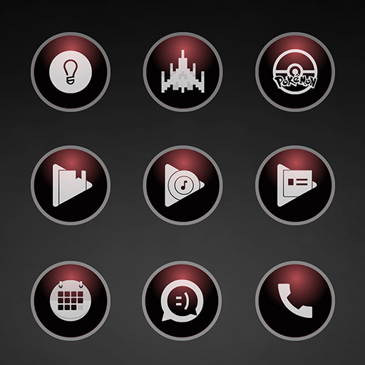 Glossy Coral Icons icon