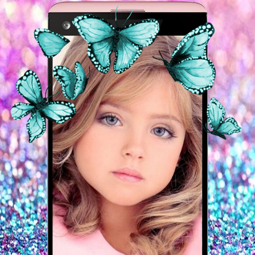 Butterfly Crown Photo Editor Filters Stickers icon
