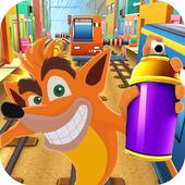 Subway Crash Run Bandicoot Dash icon