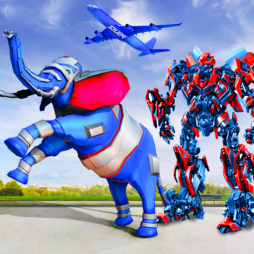 Elephant Robot Game :Robot Car Transformation Game icon