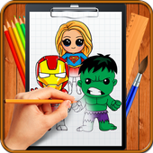 Learn How to Draw Chibi Super Heroes icon