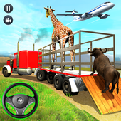 Offroad Wild Animal Transport Truck Driving Game icon
