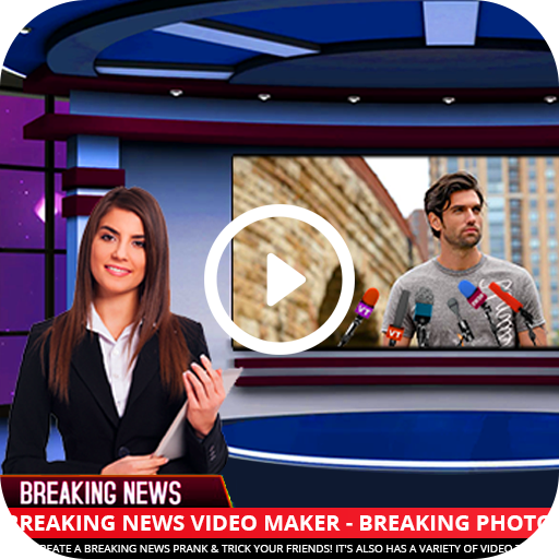 Breaking News Video Maker - Breaking Photos Maker icon
