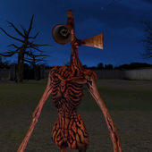 siren head grandpa horror icon