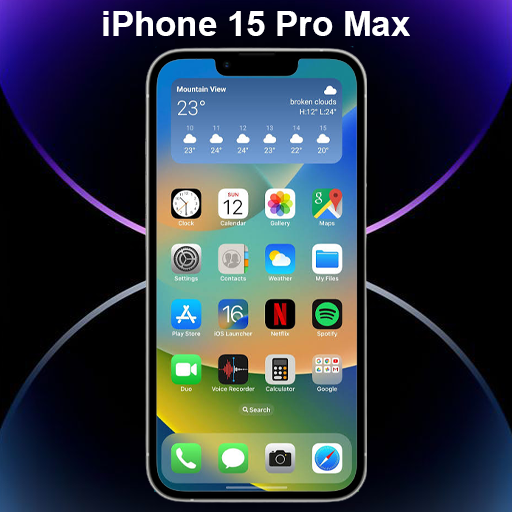 iPhone 15 Pro Max iOS Launcher icon