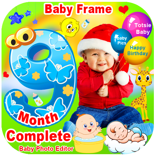 Baby Month Complete Photo Frame - Baby Collage icon