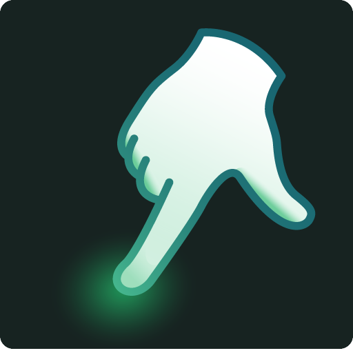 FingerApp: training of aim icon